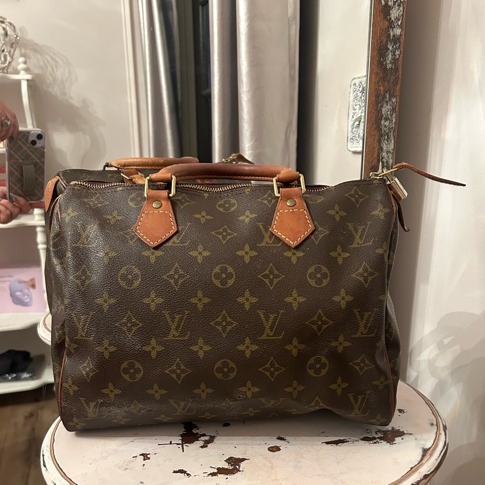 🔥🔥💜💜 Louis Vuitton SPEEDY 30 MONO 💜💜🔥🔥